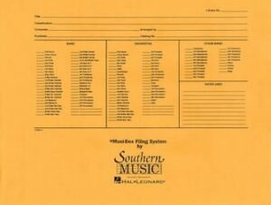 Musi-Dex Filing System