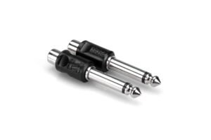Hosa Adaptor, RCA - 1/4"