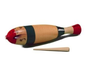 Wood Guiro W/ Scraper